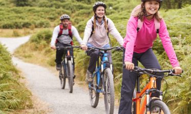foster teen riding bike