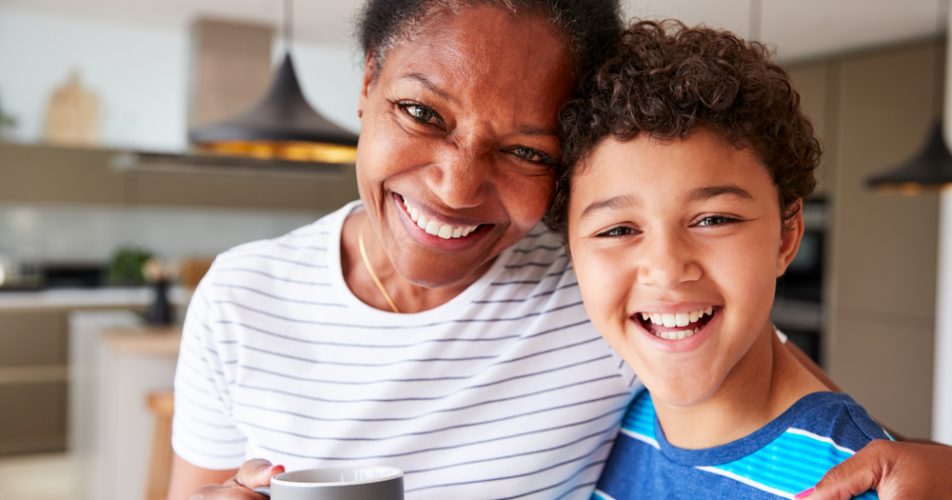 foster parent with a foster child