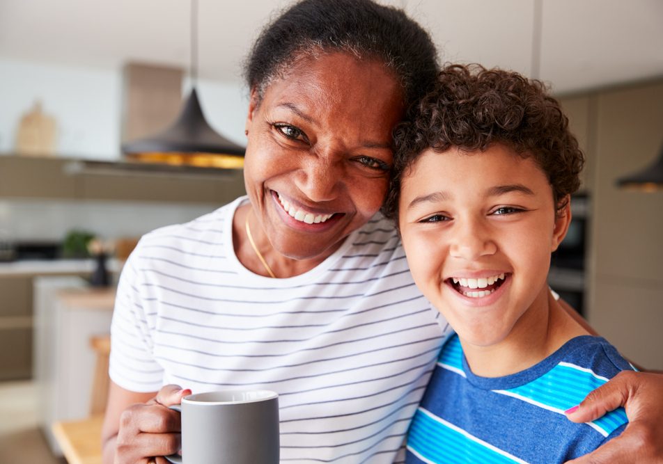 foster parent with a foster child