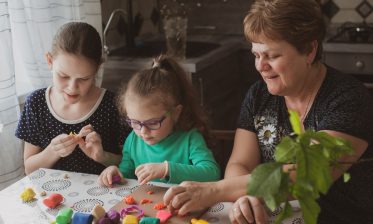 foster parent with a foster children