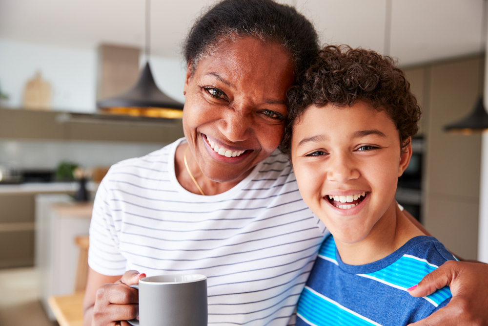 foster parent with a foster child